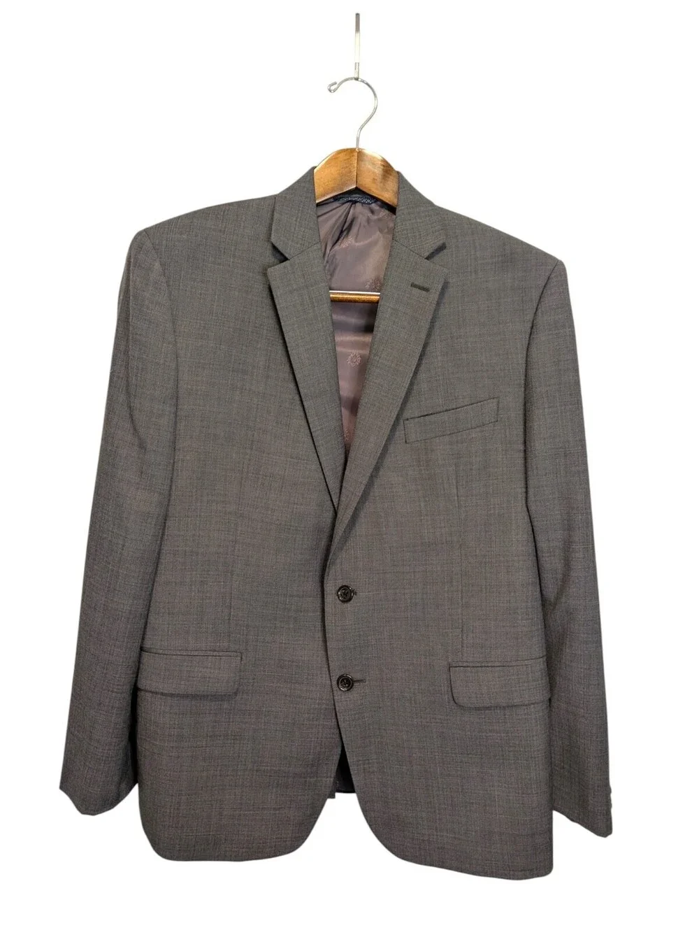 Lauren Ralph Lauren Men's Blazer 44R Gray Wool Blend Sport Coat 2 Button